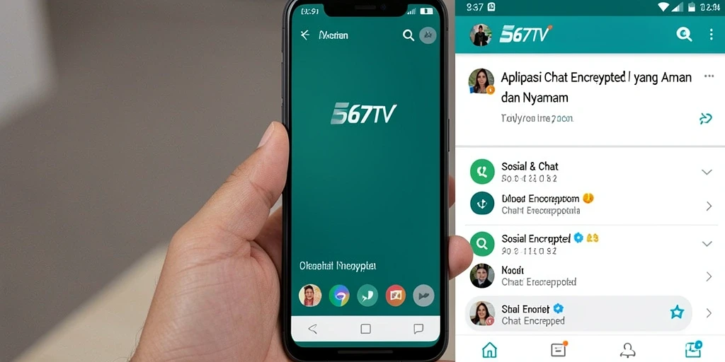 Tampilan antarmuka 567TV yang modern dan aman.