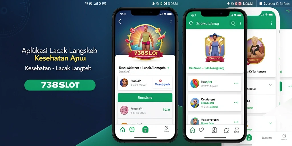 Antarmuka aplikasi 738SLOT yang intuitif dan mudah dipahami.
