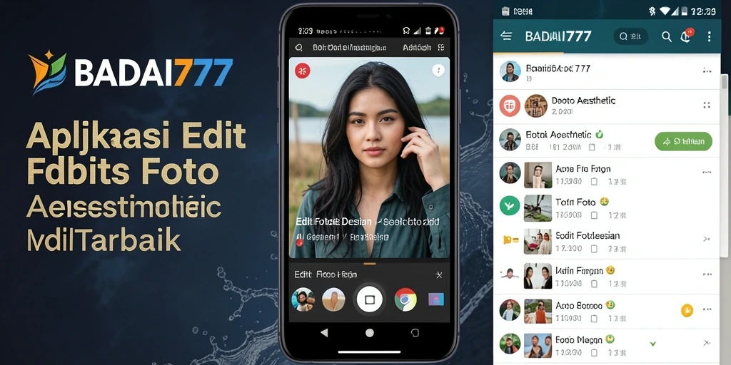 Antarmuka <strong>BADAI777</strong> yang user-friendly untuk edit foto aesthetic.