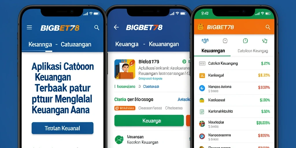 Tampilan antarmuka <strong>BIGBET78</strong> yang sederhana dan intuitif untuk catatan keuangan.