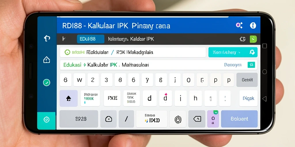Antarmuka RDI88 menampilkan fungsi Kalkulator IPK yang sederhana dan jelas.