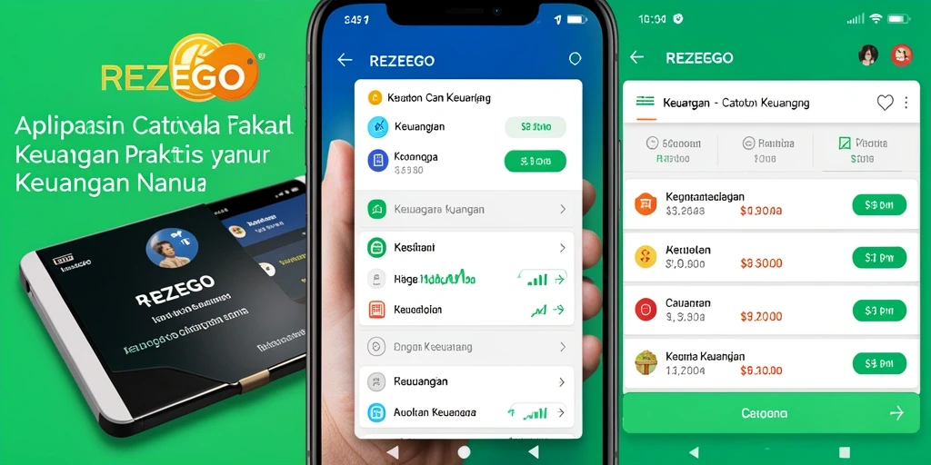 Tampilan antarmuka REZEGO yang sederhana dan fungsional.